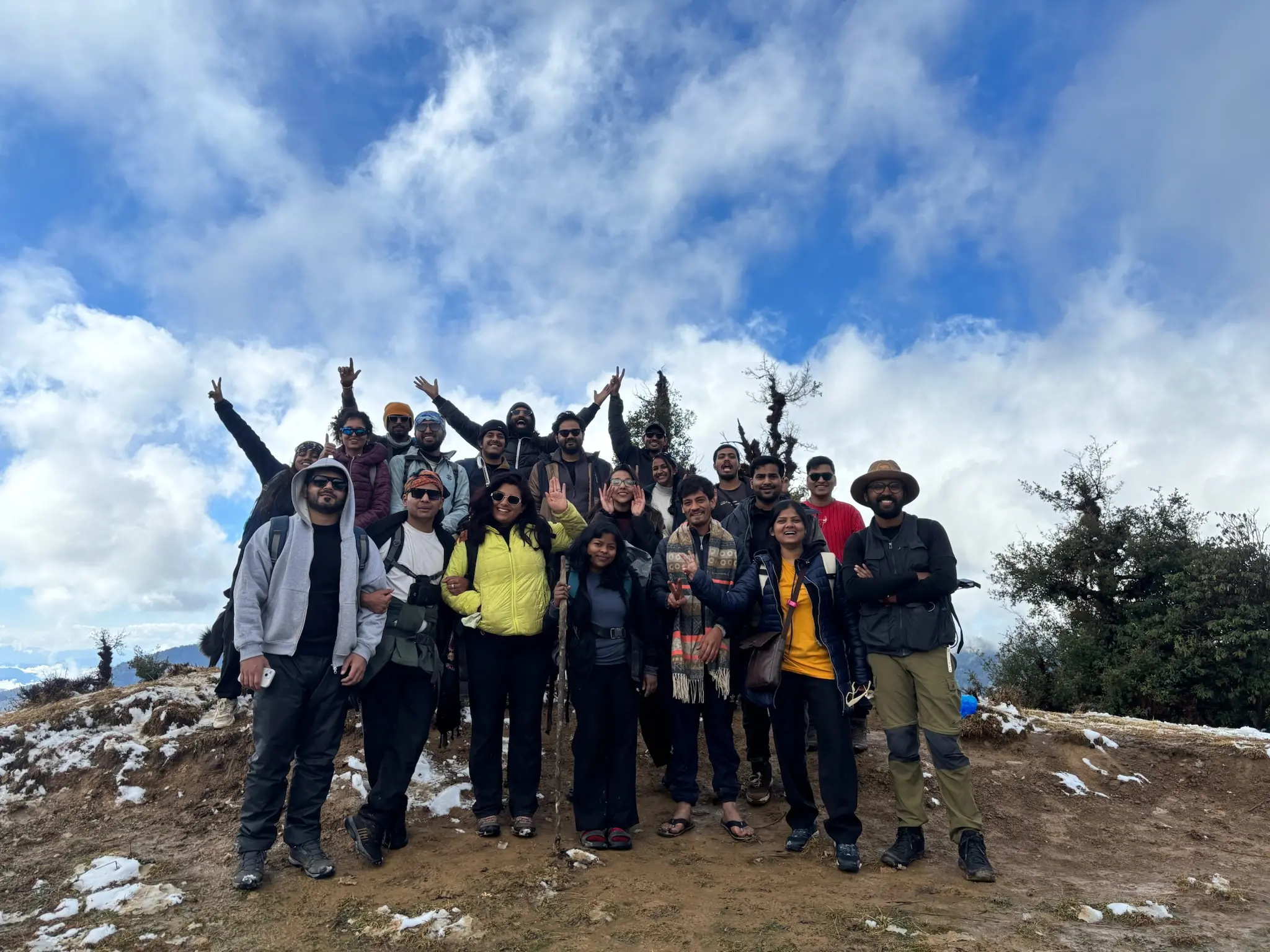 Community members connected with the Bangar Valley Collective